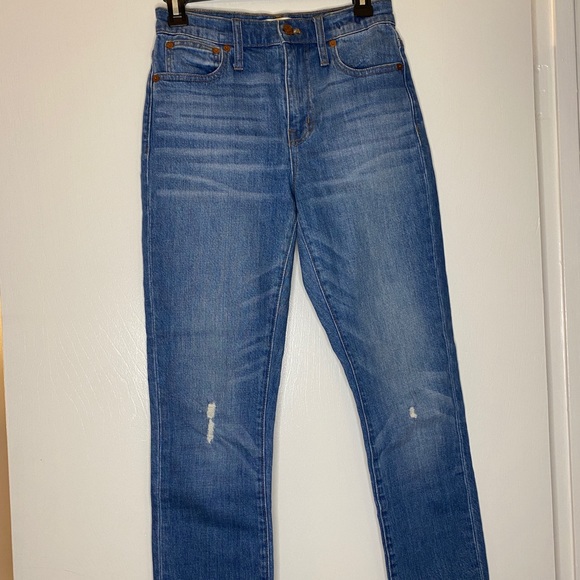 Madewell High-Rise Slim Crop Boyfriend Jean - Picture 1 of 6